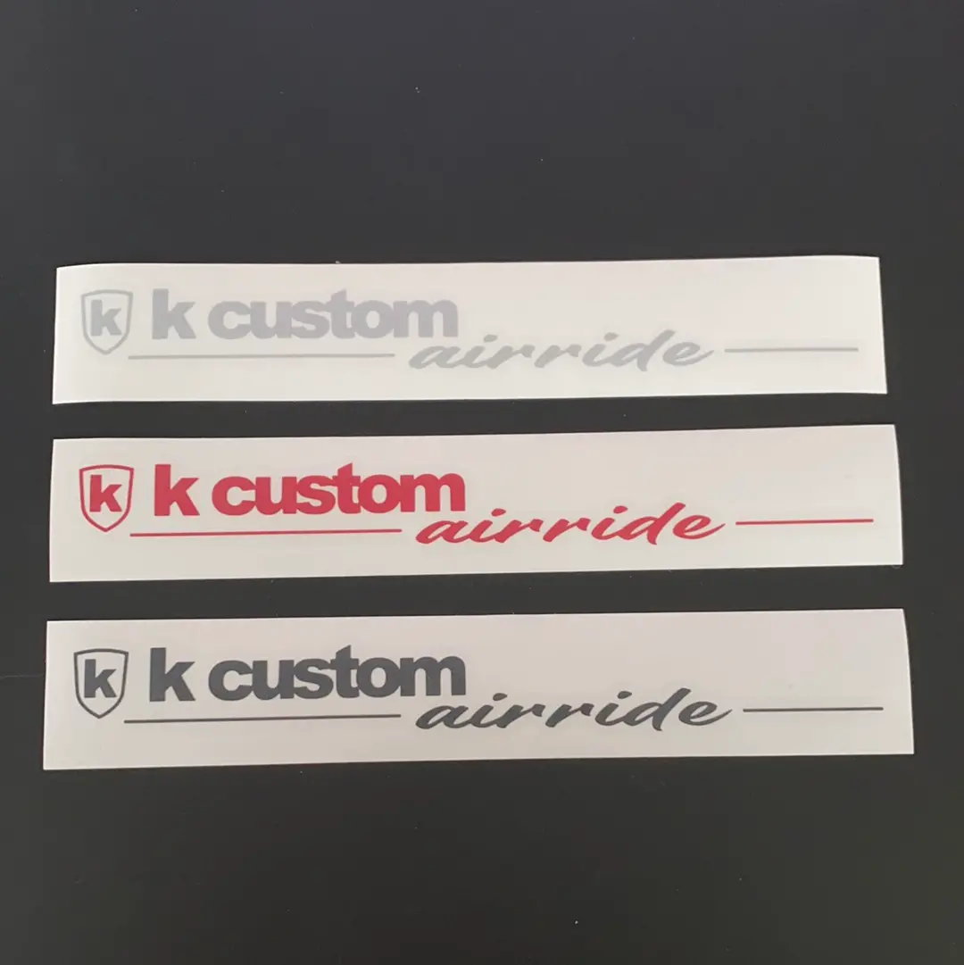 Sticker K-Custom Airride 23Cm 1