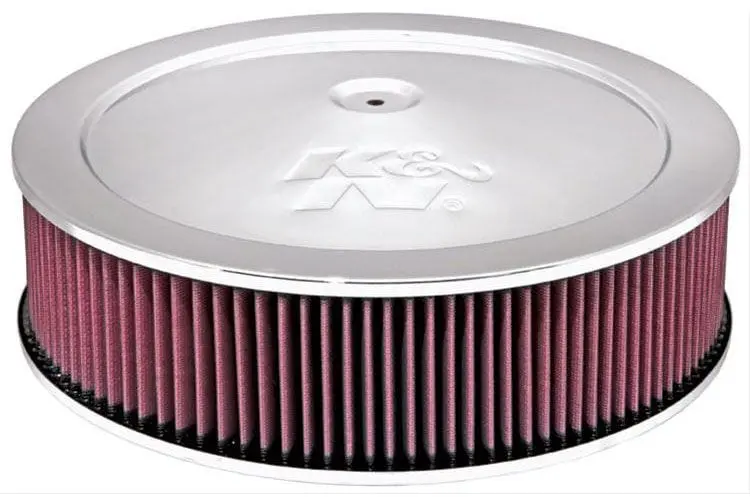 K&N Kn60-1290 Chrome Custom 14" X 4" Air Cleaner 1
