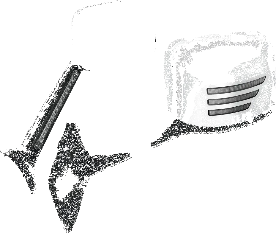 Chrome [12V Sequential Chasing 3-Strip Led Turn Signals] Side View Mirror For 18+ International Harvester Hv Lt Mv Rh 1