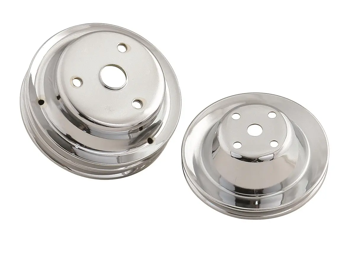 Mr. Gasket 4962 Chrome Water Pump Pulley – Stylish & Functional Upgrade 1