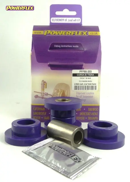 Powerflex Pff80-203 Front Tie Bar To Chassis 34Mm 1