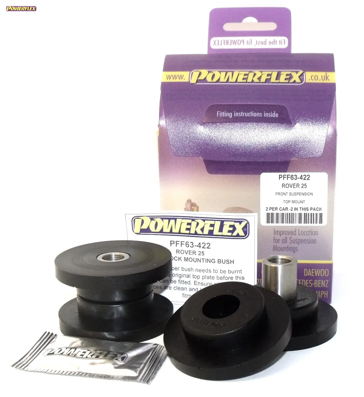 Powerflex Pff63-422 Front Top Mount 1