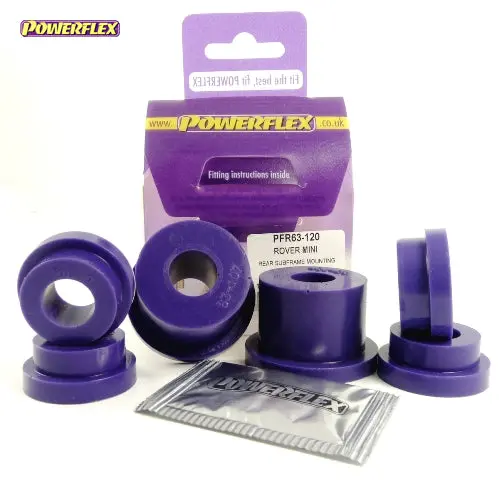 Powerflex Pfr63-120 Rear Sub Frame Mounting Kit (1976 On) 1