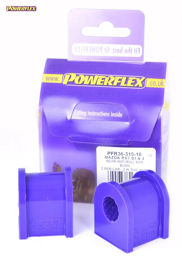 Powerflex Pfr36-315-16 Rear Anti Roll Bar Bush 16Mm 16Mm 1