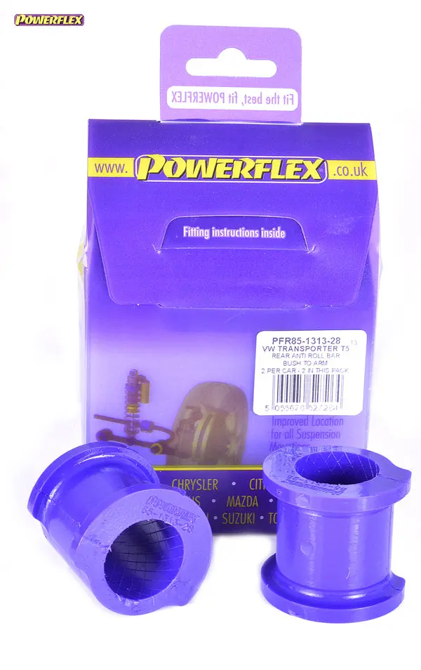 Powerflex Pfr85-1313-28 Rear Anti Roll Bar Bush To Arm 28Mm 28Mm 1
