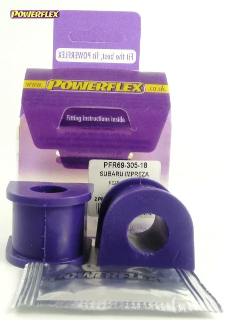 Powerflex Pfr69-305-18 Rear Anti Roll Bar To Chassis Bush 18Mm 18Mm 1