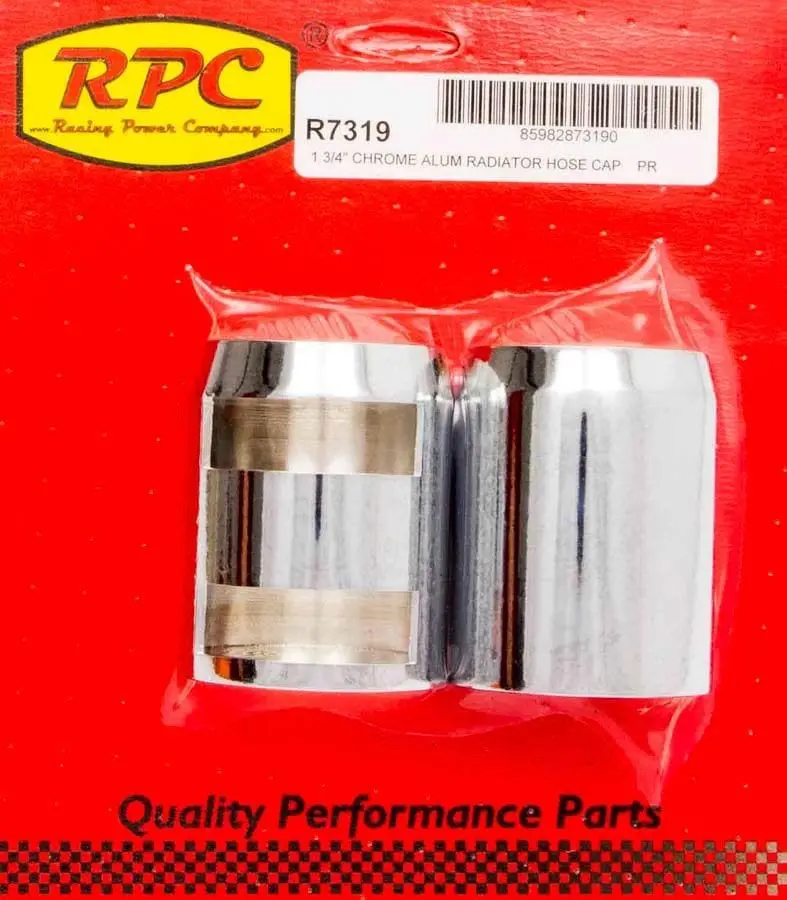Chrome Radiator Cap Set – Dual-Piece, 2-Pack – Rpcr7319 1