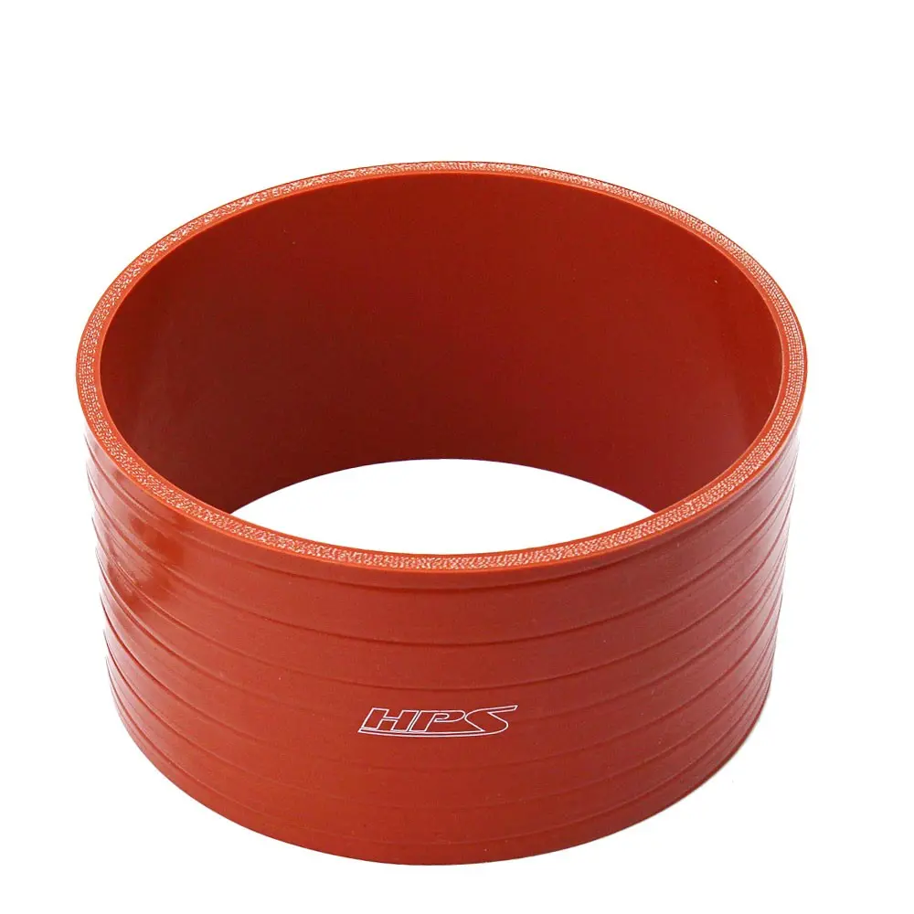 Hps 4" (102Mm) Id Straight Coupler Hose 4-Ply Aramid High Temp 500F Silicone Orange 4" Length 1