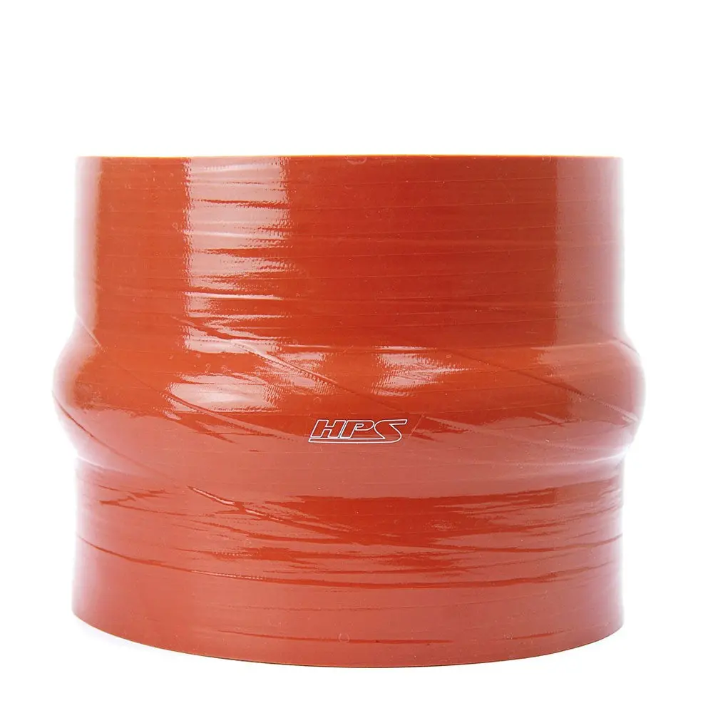 Hps 5" (127Mm) Id Hump Couple Hose 4-Ply Aramid High Temp 500F Silicone Orange 6" Length 1