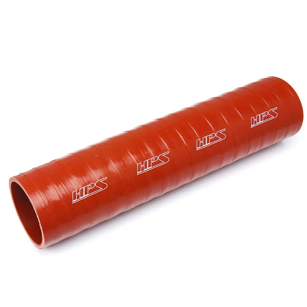 Hps 1-3/8" (35Mm) Id Straight Coupler Hose Tube 4-Ply Aramid High Temp 500F Silicone Orange 1 Feet 1