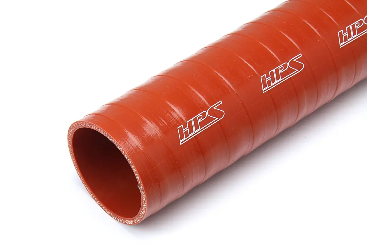 Hps 3/8" (9.5Mm) Id Straight Coupler Hose Tube 4-Ply Aramid High Temp 500F Silicone Orange 1 Feet 2