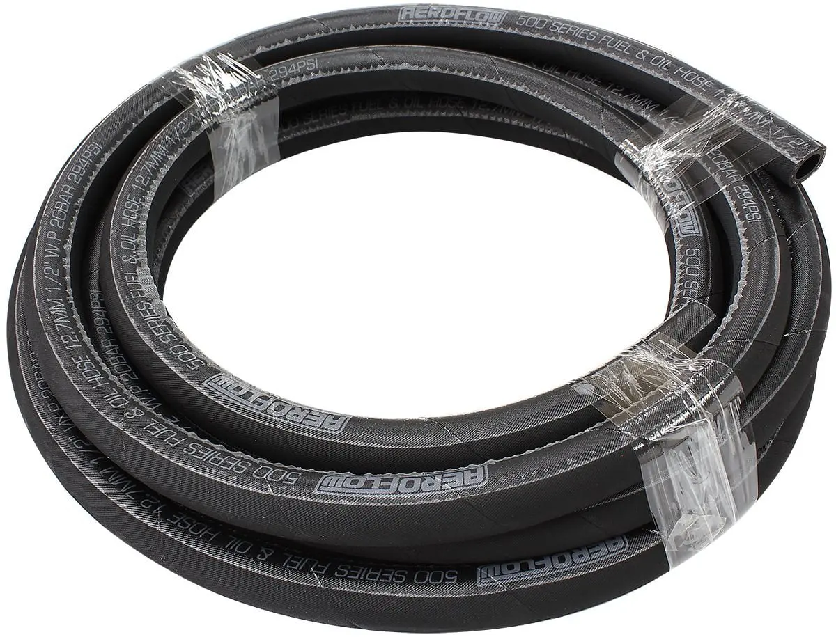 Af500-06-30Mblk Black Push-Lock Hose – -6An Size, 30" Length 1