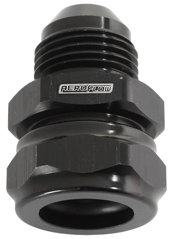 5/16" Barb To -8 An Male Flare Adapter – Black Anodized Aluminum 1