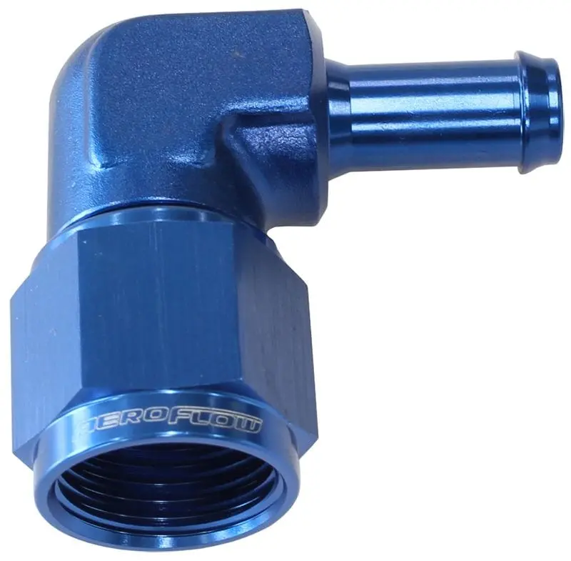 90-Degree Hose Barb Fitting – 3/8" Id To -6An Male (Af413-06) 1