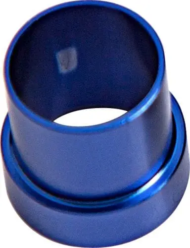 Af819-04 Blue Anodized -4An To 1/4" Aluminum Tube Sleeve 1