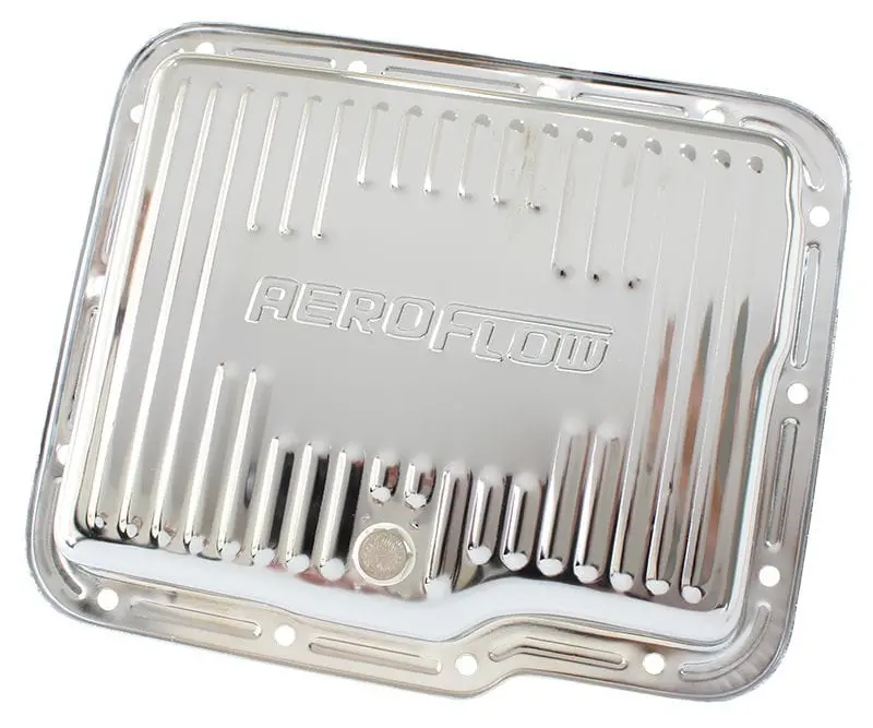 Af1825-3002 Chrome-Finished Transmission Pan For Aod, 4R70W, And Similar Automatic Transmissions 1
