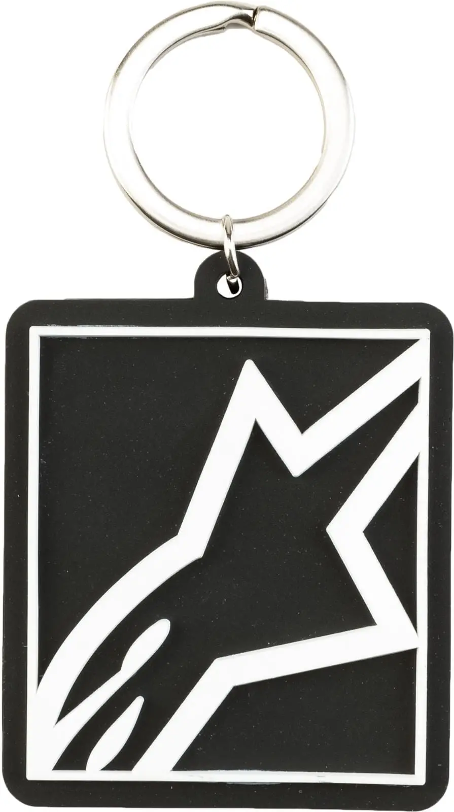Alpinestars 1019-94004-10-Os Motocross-Themed Keychain – Durable Zinc Alloy 1
