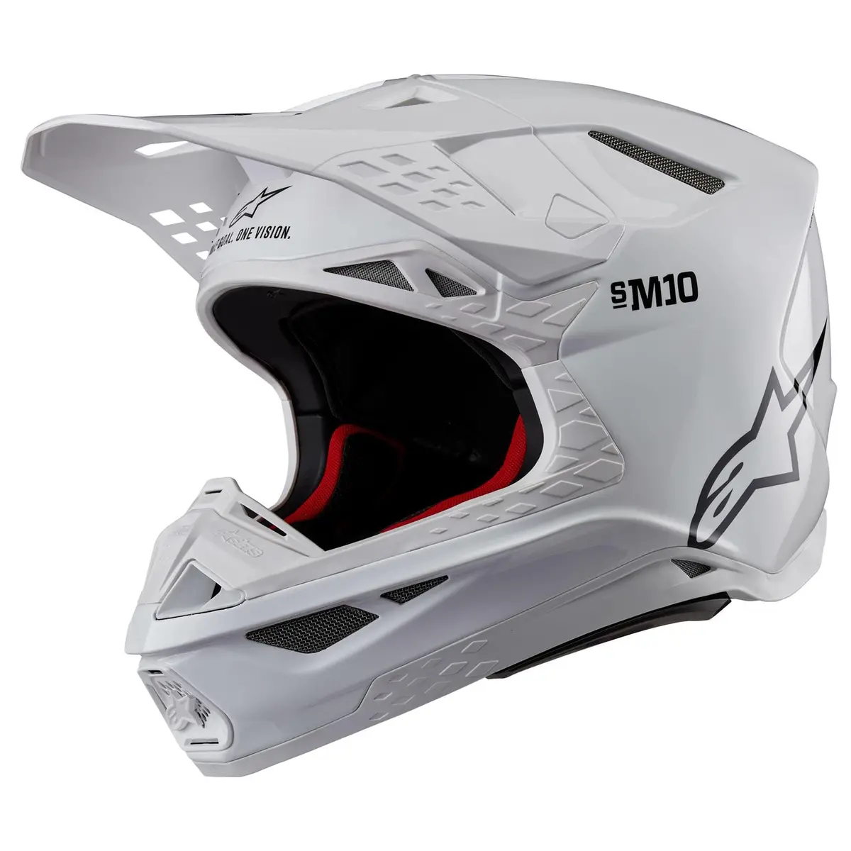 Alpinestars 8300323-2180-M Supertech M10 Mx Helmet – Medium Size 1