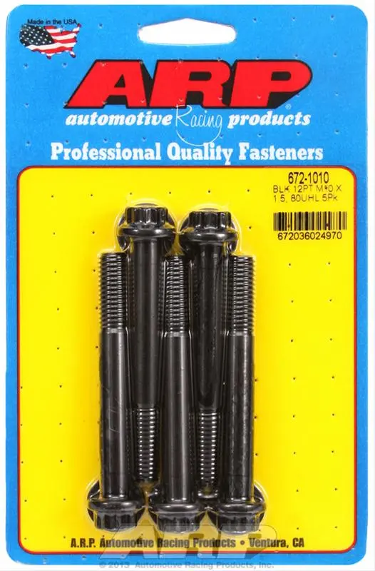 Arp 8740 Chromoly Cylinder Head Bolt Kit – Metric Threaded Fasteners 1