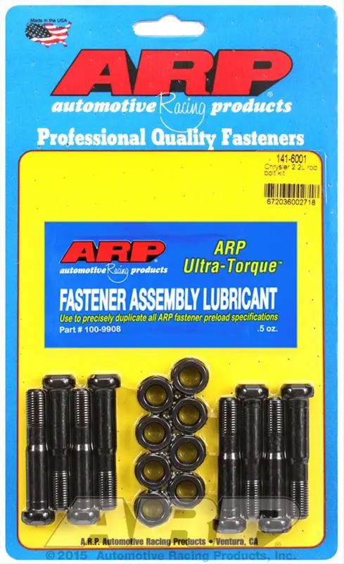 Arp Connecting Rod Bolt Kit – High-Tensile Strength Fasteners, 141-6001 Series 1