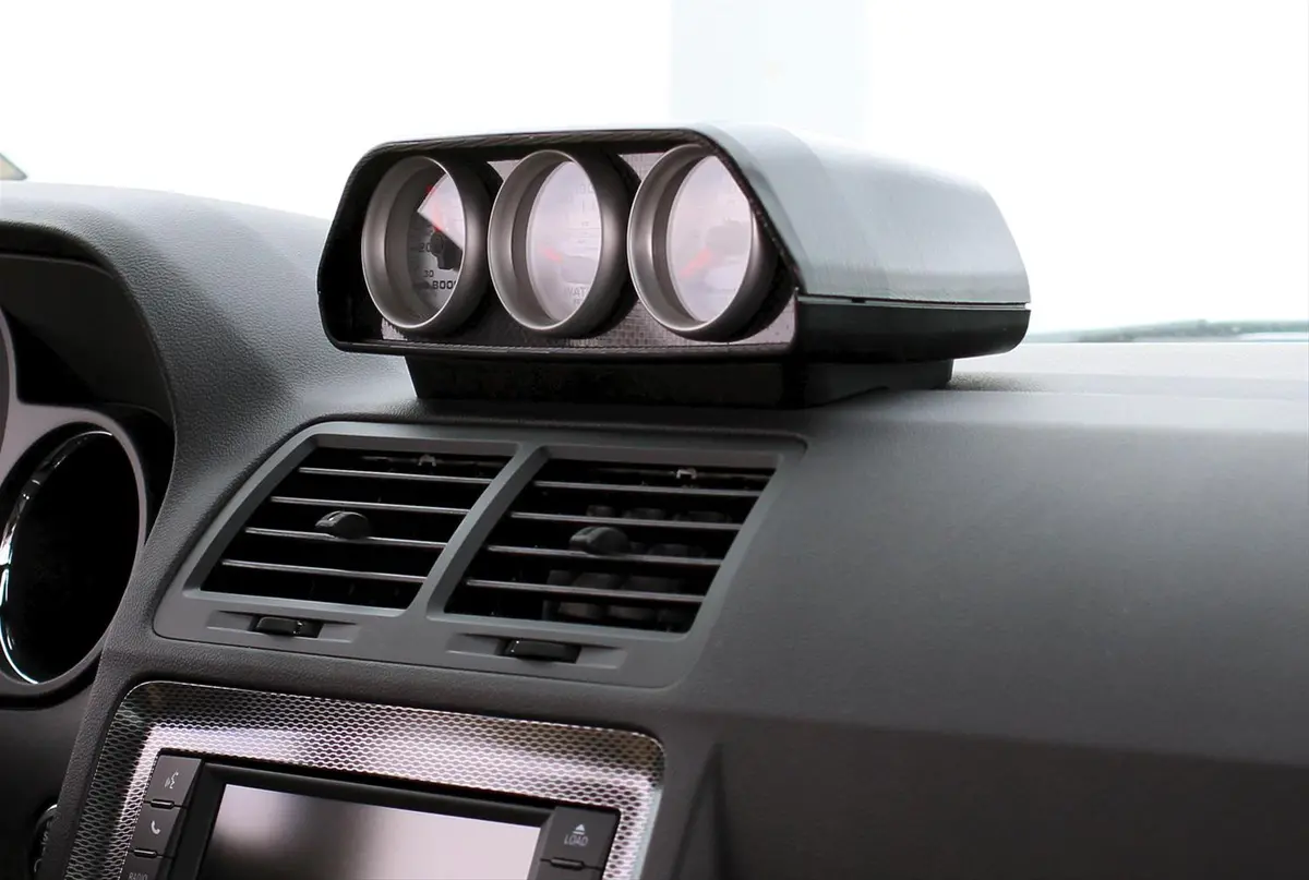 Autometer 5287 Universal Dash Mount Pod For Gauges 1