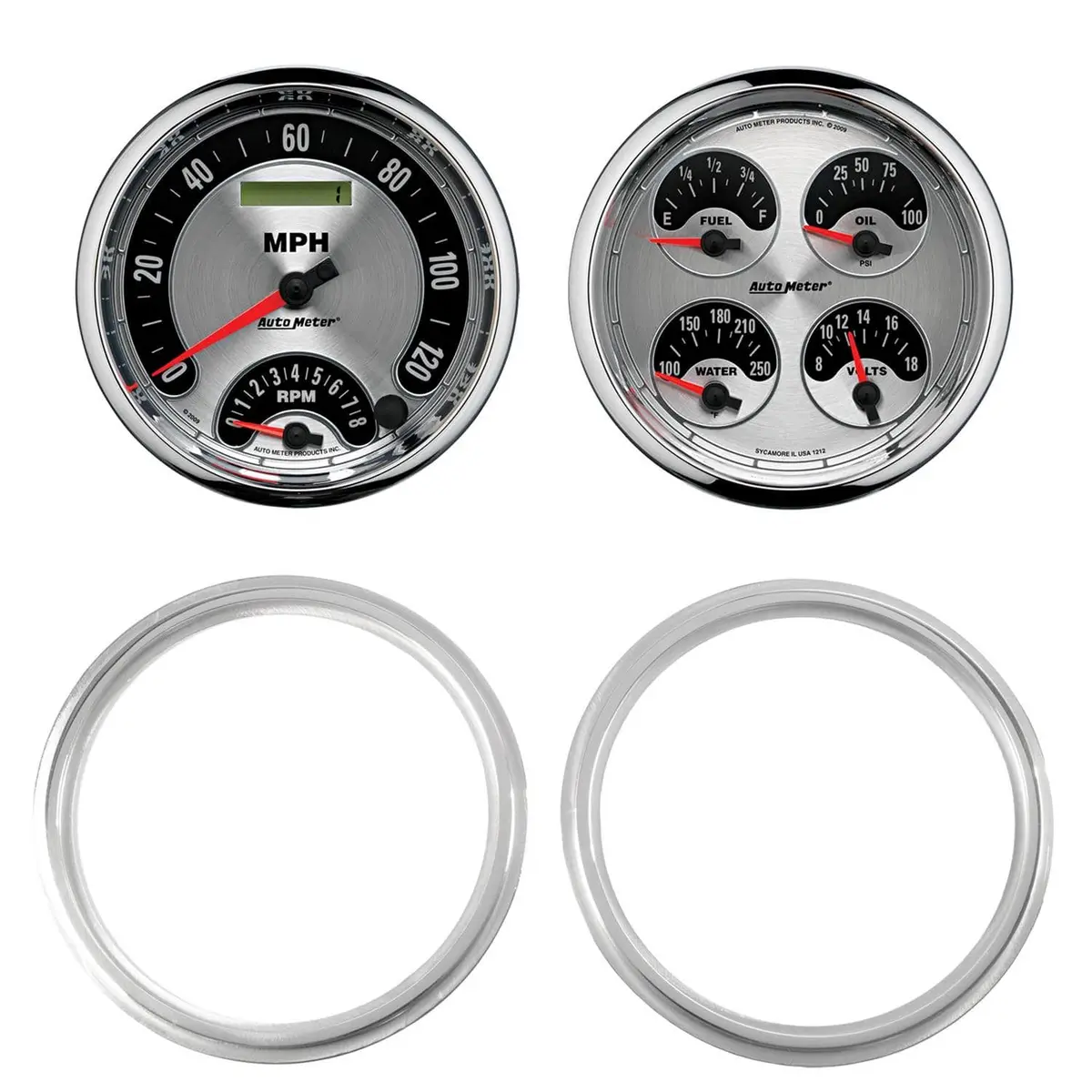 Autometer V2 American Muscle Instrument Cluster Kit – Model 7039-01 1