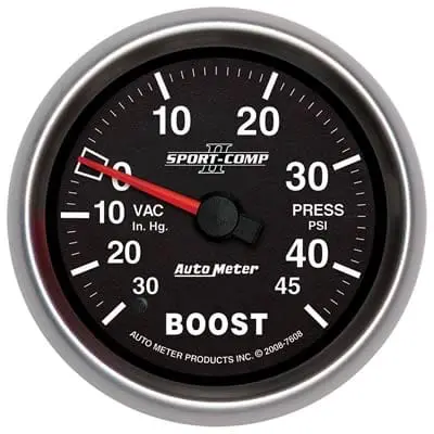 Autometer 7608 Sport-Comp Ii Analog Performance Gauge 1