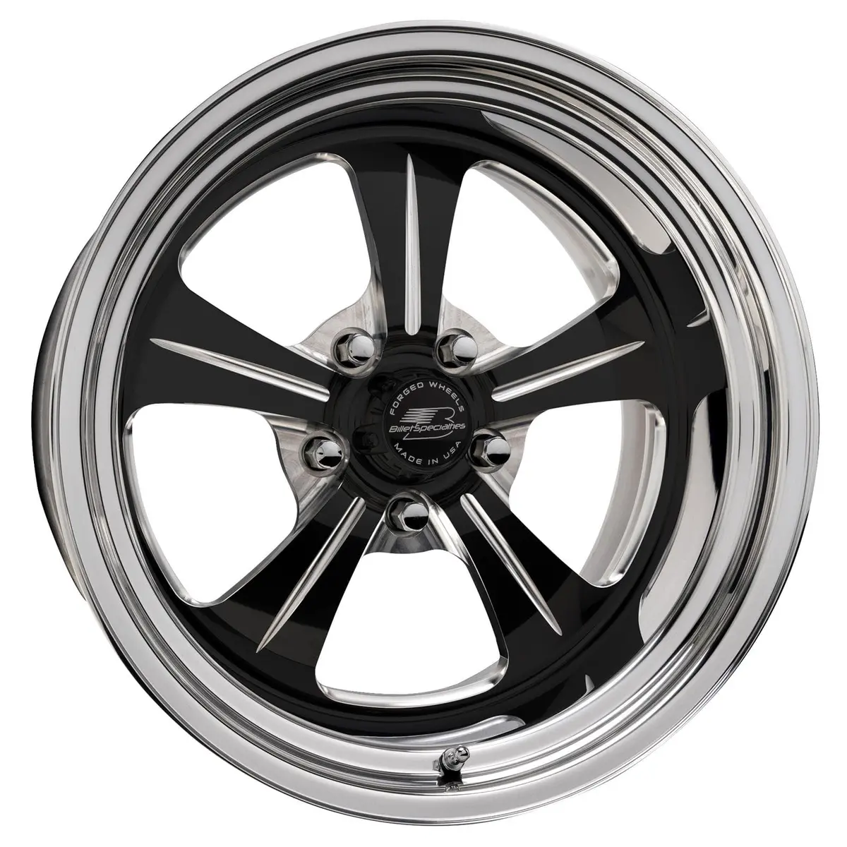 Billet Specialties Amc70 Fineline Wheel – Black Satin Finish, Custom Order 1