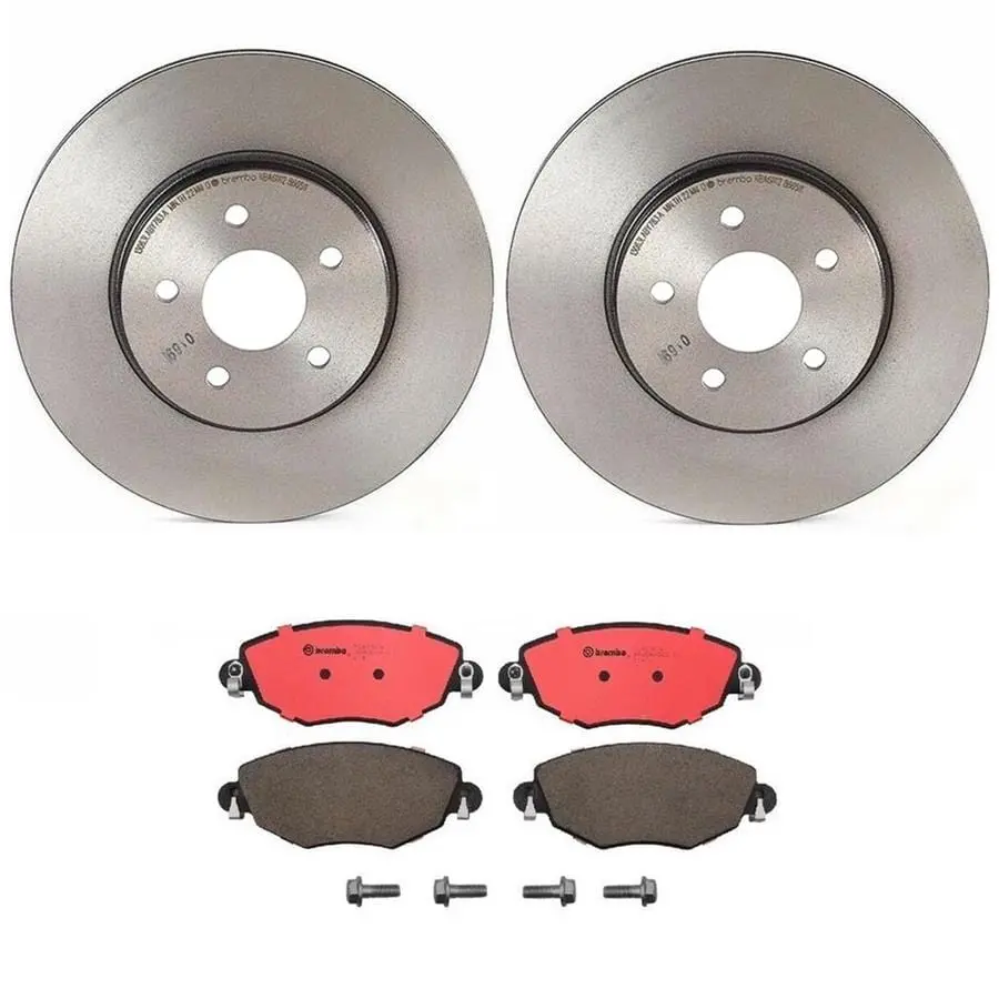 Brembo Premium Brake Kit – Front Disc Pads & Rotors, Application-Specific (Kt00596) 1