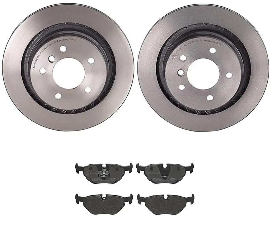 Brembo Premium Brake Kit: Ceramic Pads & Drilled Rotors – Kt04187 1