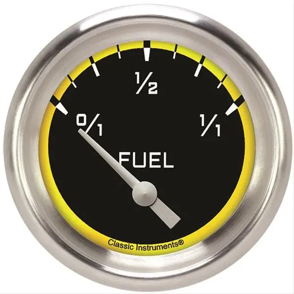 Classic Instruments Ax211Yapf Auto Cross Yellow Gauge Package 1