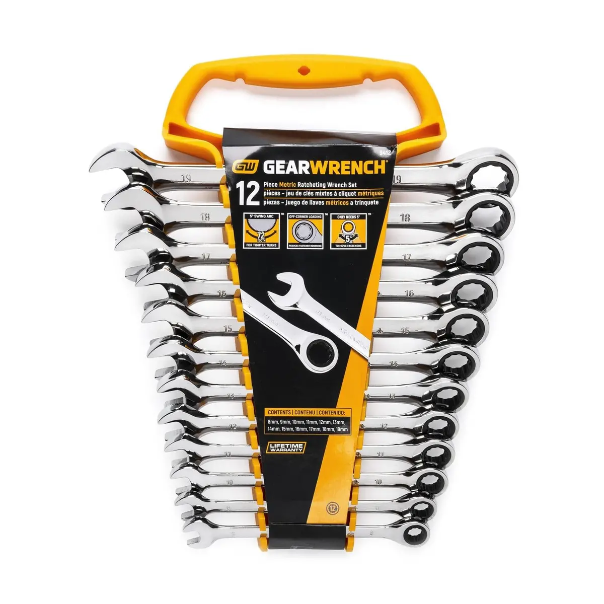 Gearwrench 9412 Professional Ratcheting Wrench – 12-Inch, Dual-Pivot Design 2