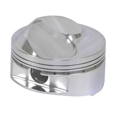 Je Pistons 243330 Open-Chamber Dome Top Pistons – Gas-Ported, Forged Aluminum 1