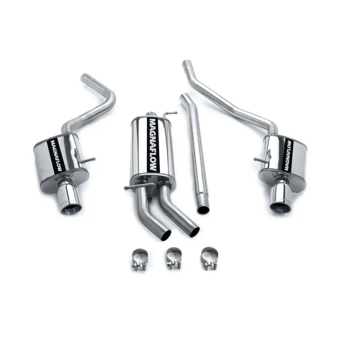 Magnaflow Touring Exhaust System – Mandrel-Bent Stainless Performance Muffler 1