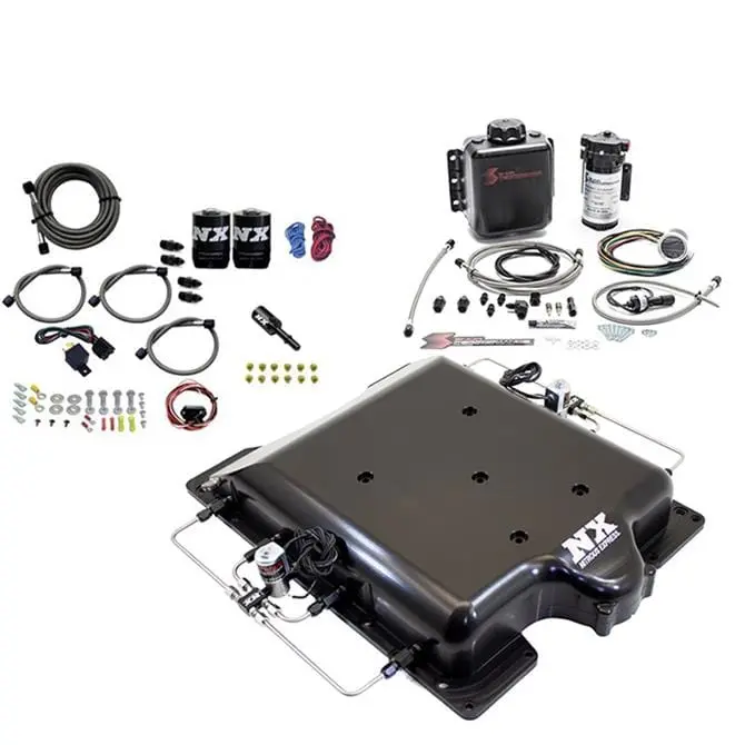 Nitrous Express Hellcat Billet Supercharger Lid Kit – Nitrous + Water/Methanol Ready (20972Bmf-00) 1