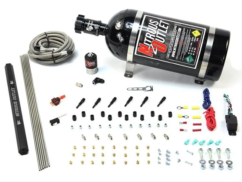 Nitrous Outlet 00-10474-H-R-Sbt-10 High-Flow Nitrous Oxide System With Remote Bottle Shutoff 1