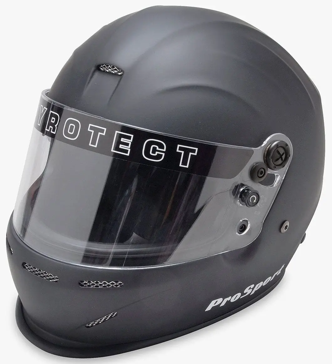 Prosport Duckbill Motorcycle Helmet – Flat Black, Size Small (Pyhb802220) 1