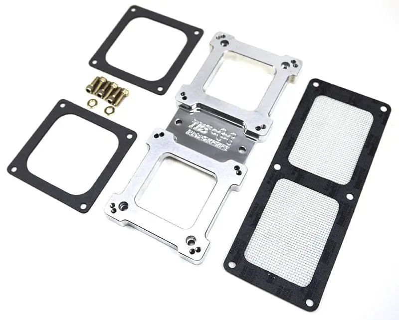 Billet Dual Carburetor Adapter Plate – Model B4305 1