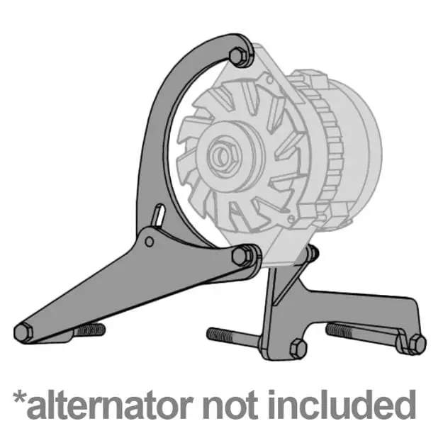 Vintage Air Alternator Mounting Bracket – Universal Fit 158201 1