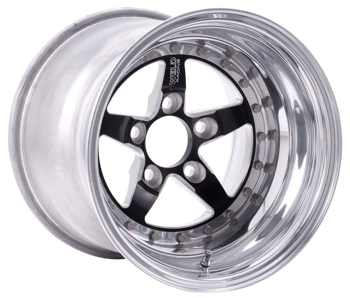 Weld Star Rt Black Center Cap – Billet Aluminum Wheel Accent 1