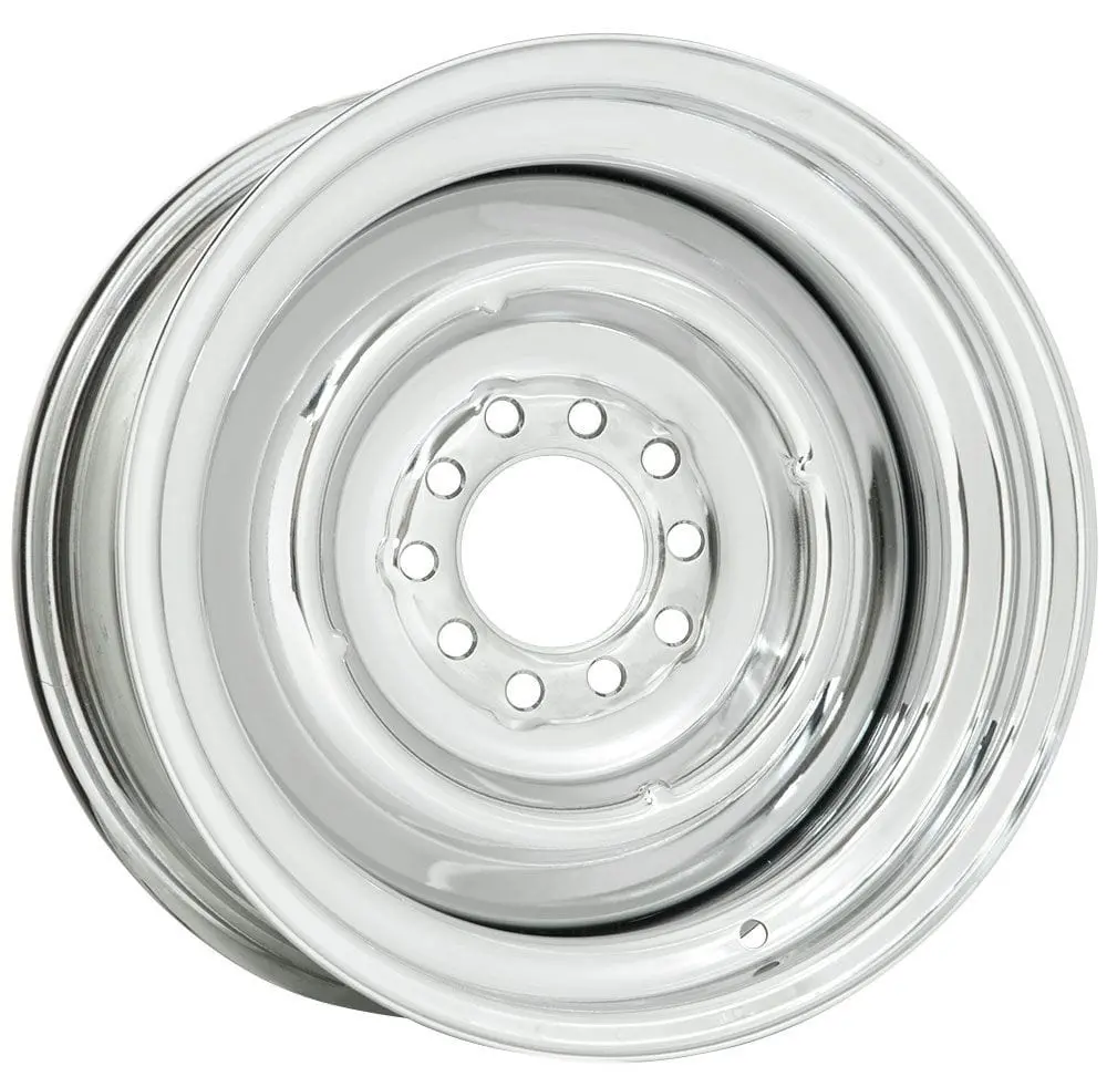 Wv22-5512314 Chrome 15" × 5" Solid Steel Wheel Rim 1