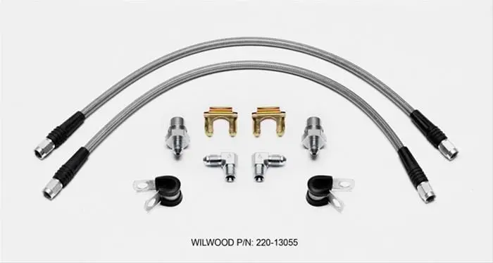 Wilwood 220-13055 Braided Stainless Brake Flexline Kit 1