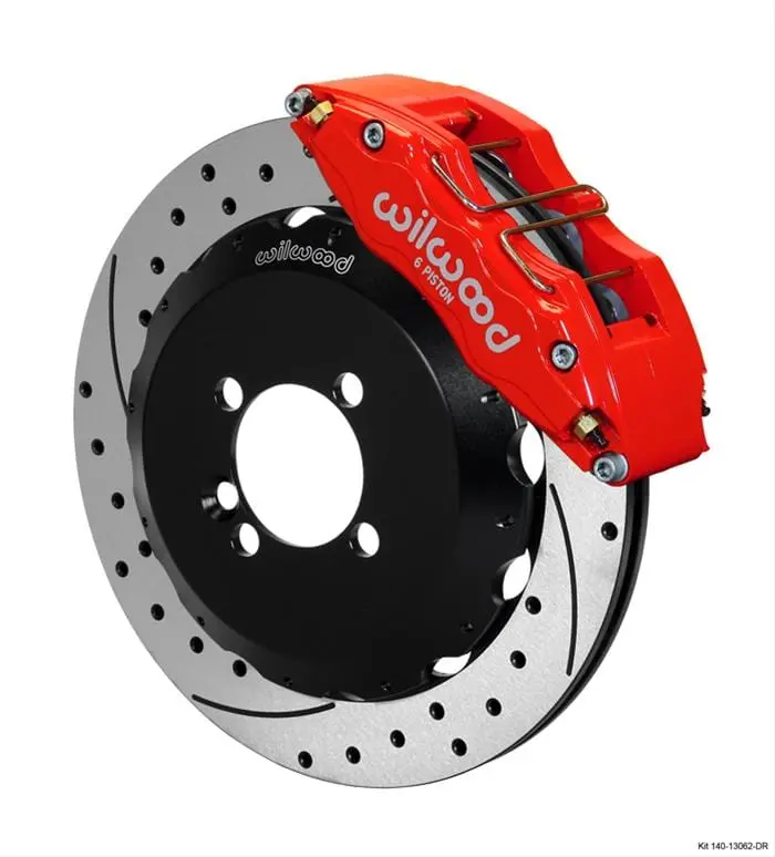 Wilwood Dynapro 6-Piston Front Big Brake Kit – Forged Calipers & Rotors 1
