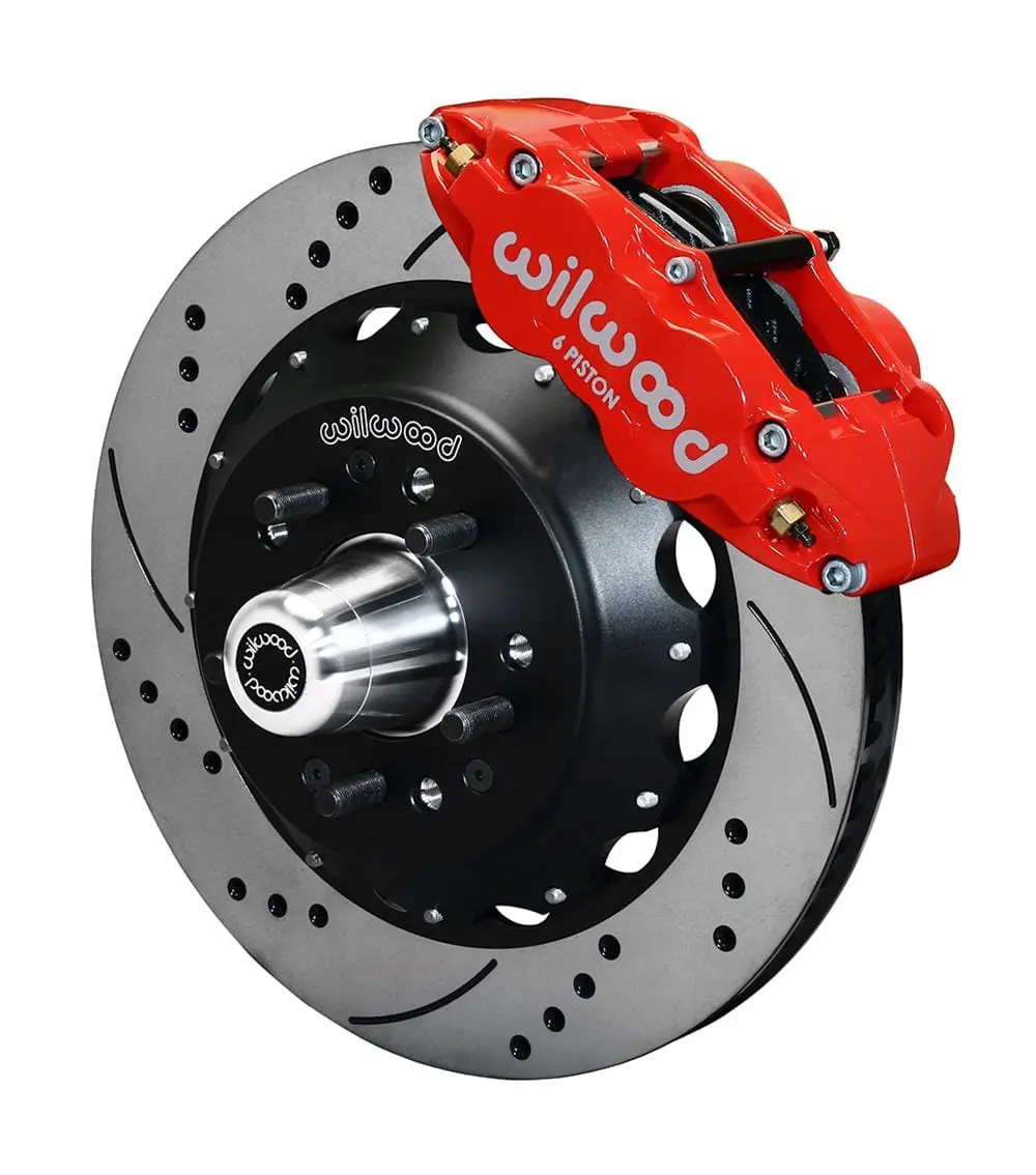 Wilwood 140-12465-Dr Forged Narrow Superlite 6R Front Big Brake Kit 1