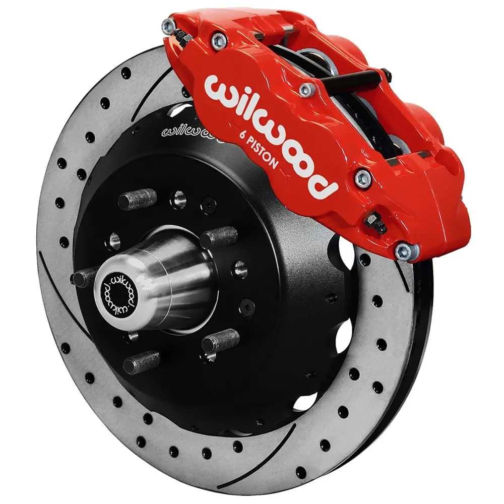 Wilwood 140-12637-Dr Forged Narrow Superlite 6R Front Big Brake Kit 1